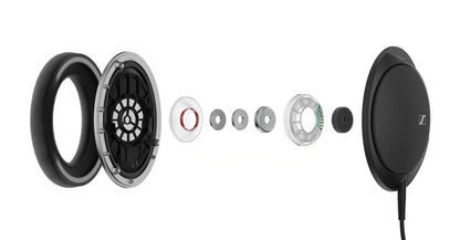 Sennheiser HD 550 Open-Back Audiophile Headphones - Lightweight Design, Best-in-Class Sound with Enhanced Bass and Treble, Gaming & Remote Work Ready, Compatible with 3.5mm and 6.35mm Audio Jacks