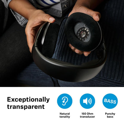 Sennheiser HD 550 Open-Back Audiophile Headphones - Lightweight Design, Best-in-Class Sound with Enhanced Bass and Treble, Gaming & Remote Work Ready, Compatible with 3.5mm and 6.35mm Audio Jacks