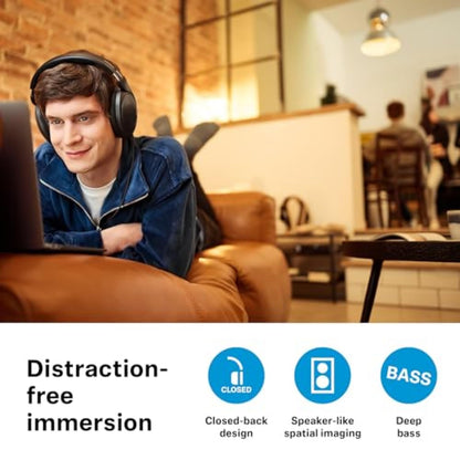 Sennheiser HD 620S - Audiophile Closed-Back Wired Headphones - Premium Stereo Sound with Speaker-Like Spatial Imaging and Optimized Surround, Black