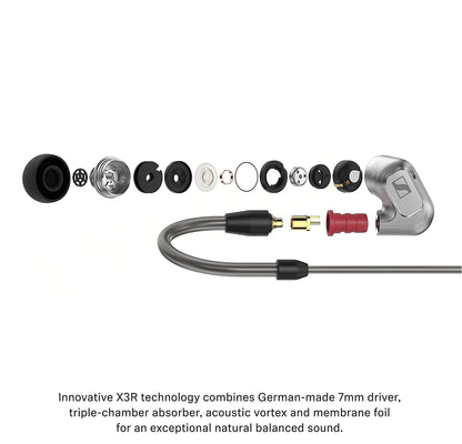Sennheiser IE 900 Audiophile in-Ear Monitors - TrueResponse Transducers with X3R Technology for Balanced Sound, Detachable Cable with Flexible Ear Hooks, Includes Balanced Cables, 2-Year Warranty