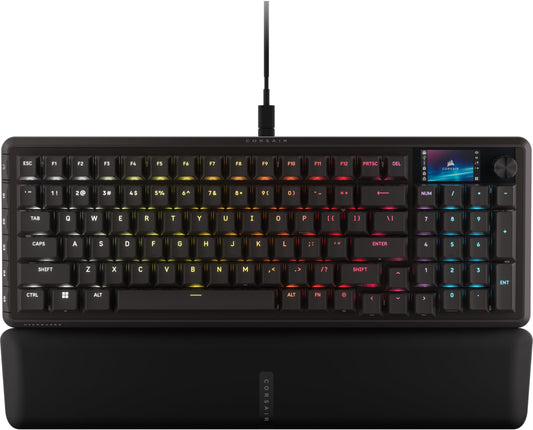 CORSAIR Vanguard PRO 96 Wired Hall Effect Magnetic Mechanical Gaming Keyboard – 96% Layout, MGX Hyperdrive Switches, 8000Hz Polling, Rapid Trigger, Virtual Stream Deck, SOCD Flashtap, QWERTY US
