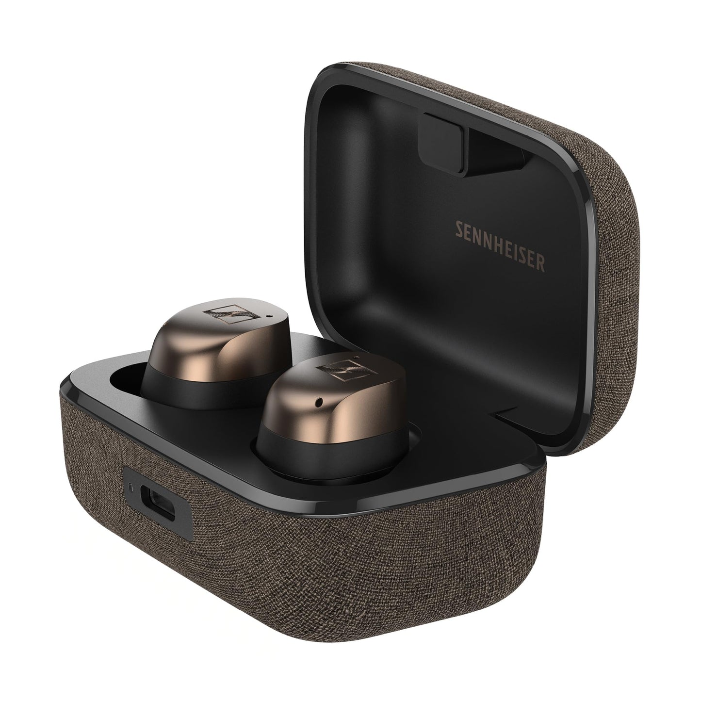 Sennheiser Momentum True Wireless 4 Smart Earbuds, Bluetooth 5.4, Crystal-Clear Sound, Noise Cancelling Earbuds, Comfortable Design, Up to 30HR Playtime, Adaptive ANC, LE Audio, Auracast – Black Black Copper