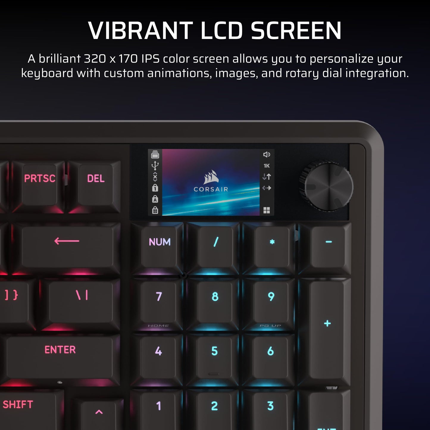 CORSAIR Vanguard PRO 96 Wired Hall Effect Magnetic Mechanical Gaming Keyboard – 96% Layout, MGX Hyperdrive Switches, 8000Hz Polling, Rapid Trigger, Virtual Stream Deck, SOCD Flashtap, QWERTY US