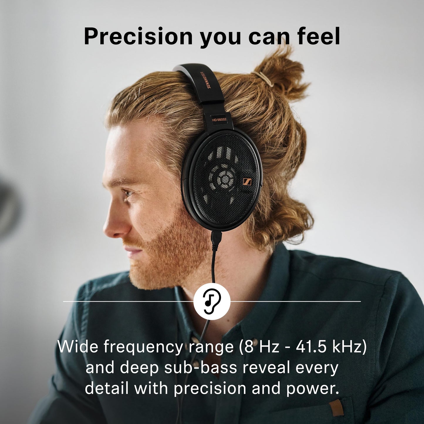 Sennheiser HD 660S2 - Audiophile Open-Back Headphones with Deep Bass Extension and Refined Acoustic Performance, Black for Premium, Black