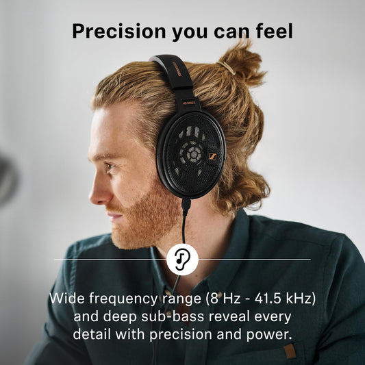 Sennheiser HD 660S2 - Audiophile Open-Back Headphones with Deep Bass Extension and Refined Acoustic Performance, Black for Premium, Black