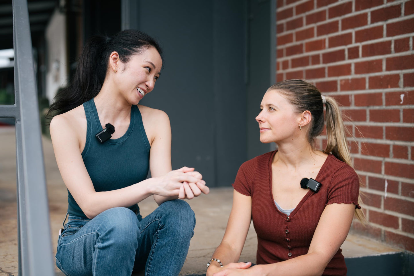 Sennheiser Profile Wireless 2.4 GHz Dual Channel Wireless System with Lapel Microphones and Handheld Microphone with Receiver, Two Lapel Microphones, Multifunctional Charging Case and Carry Bag