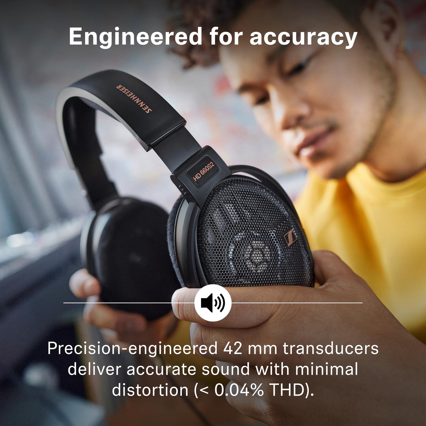 Sennheiser HD 660S2 - Audiophile Open-Back Headphones with Deep Bass Extension and Refined Acoustic Performance, Black for Premium, Black