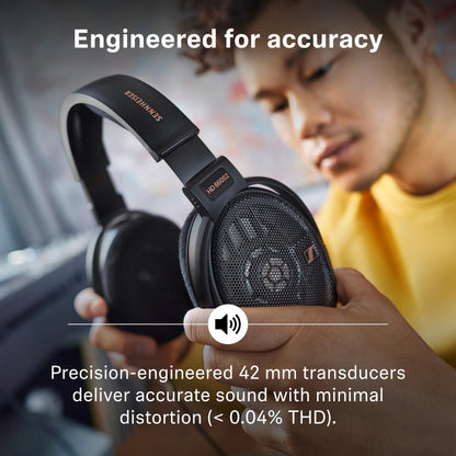 Sennheiser HD 660S2 - Audiophile Open-Back Headphones with Deep Bass Extension and Refined Acoustic Performance, Black for Premium, Black