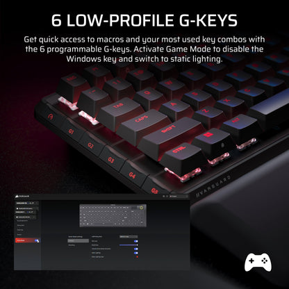 CORSAIR Vanguard PRO 96 Wired Hall Effect Magnetic Mechanical Gaming Keyboard – 96% Layout, MGX Hyperdrive Switches, 8000Hz Polling, Rapid Trigger, Virtual Stream Deck, SOCD Flashtap, QWERTY US