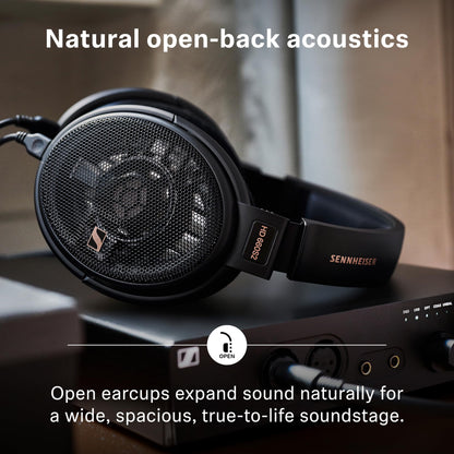 Sennheiser HD 660S2 - Audiophile Open-Back Headphones with Deep Bass Extension and Refined Acoustic Performance, Black for Premium, Black